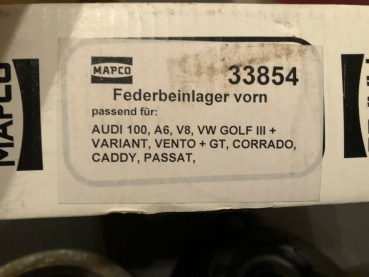 Mapco Federbeinlager vorne 33854 Audi 100, A6 C4, VW Golf 3, ..